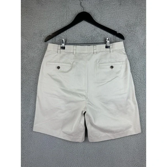 Brooks Brothers Shorts Mens 34 Khaki Beige Lightweight Advantage Chino Classic